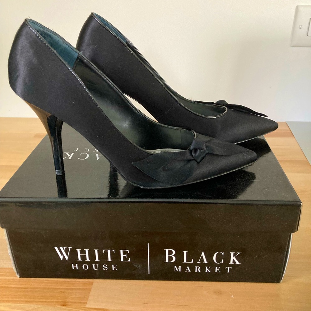 WHBM, “Brady”, Dress Heels, 7.5, Black